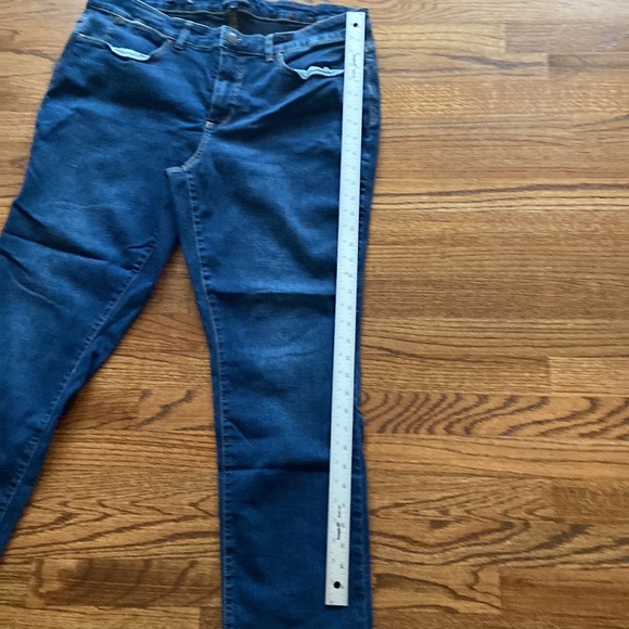 Talbots high waist straight leg dark wash jeans stretch size 16w nice preloved - Picture 11 of 11